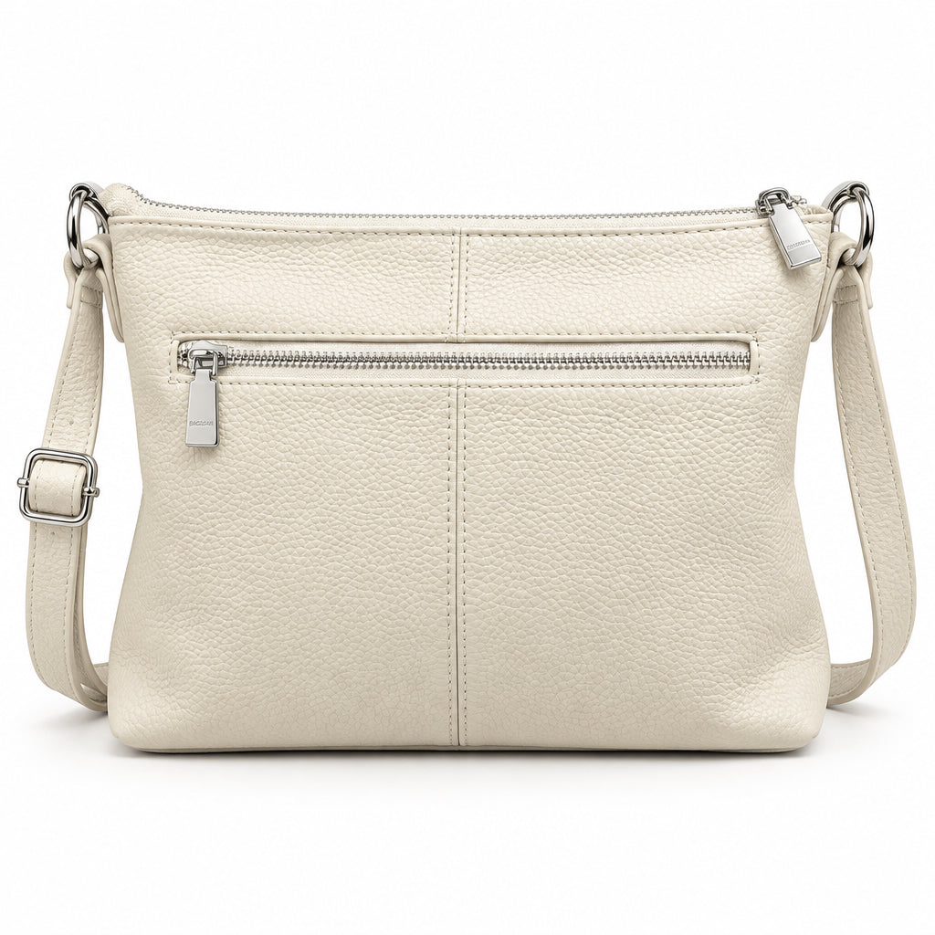 Genuine Leather Purses for Women, Medium Leather Crossbody Bags Shoulder Purse Handbags
