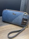 Blue hand bag