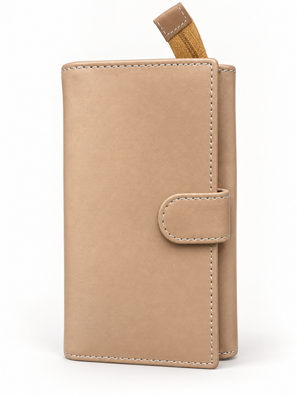 Vertical folding wallet