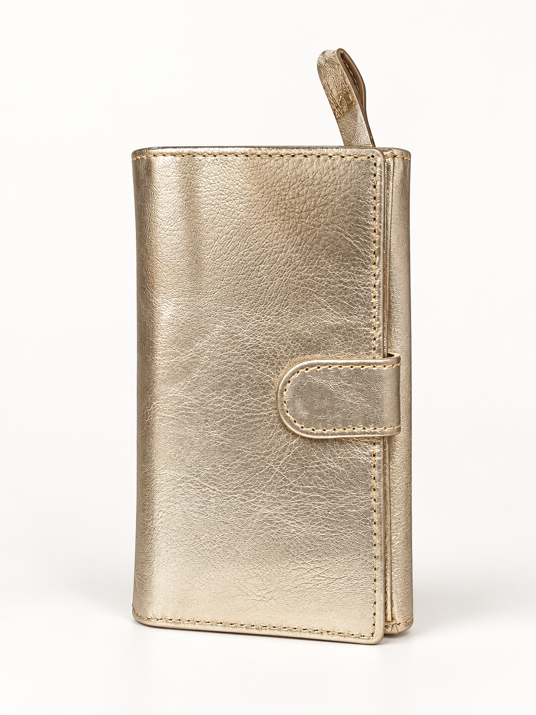 Vertical folding wallet