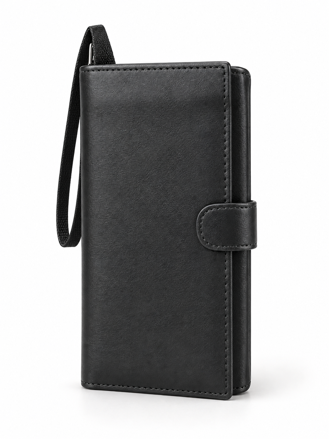 Vertical folding wallet