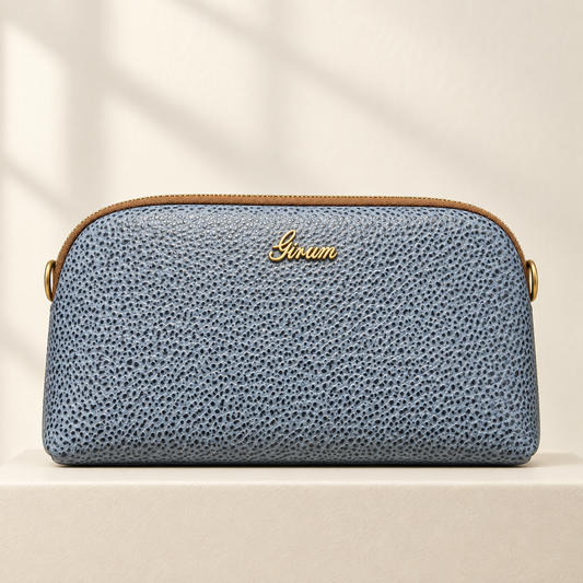 Girum Textured Leather Crossbody Bag