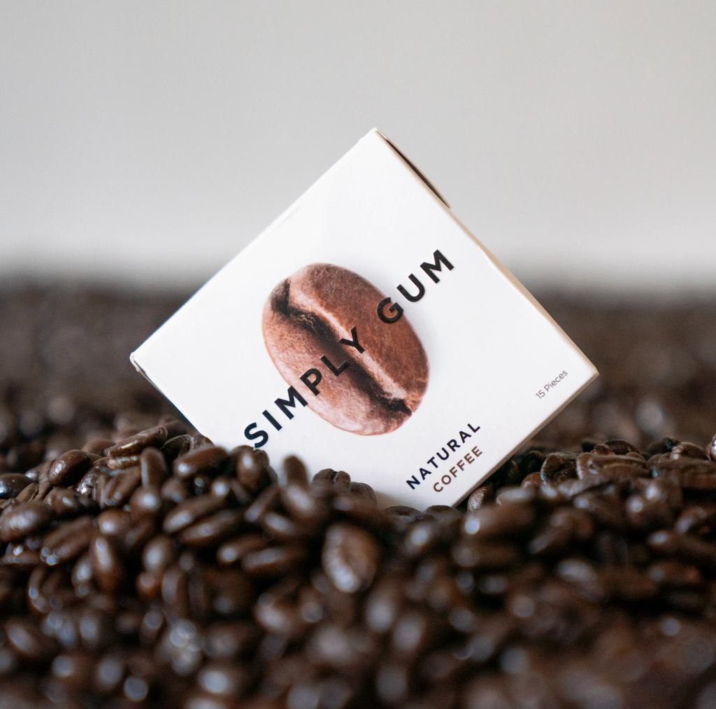 Coffee Chewing Gum- Natural + Plastic-Free | 12 Pack